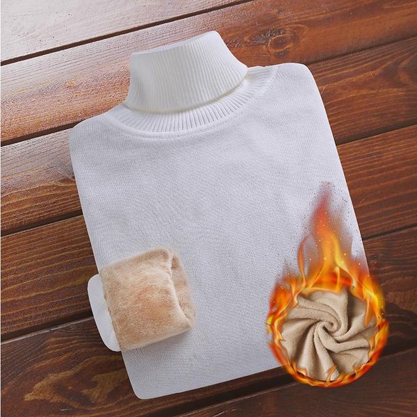 2021 spring men's solid color high neck sweater thickened cotton sweater korean slim fit warm, White;black
2021 spring men's solid color high neck sweater thickened cotton sweater korean slim fit warm, White;black
