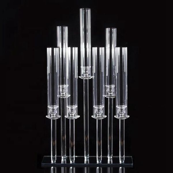 party decoration wholesale clear acrylic wedding table centerpiece candle holder 7 arm tall crystal candelabra yudao64
party decoration wholesale clear acrylic wedding table centerpiece candle holder 7 arm tall crystal candelabra yudao64