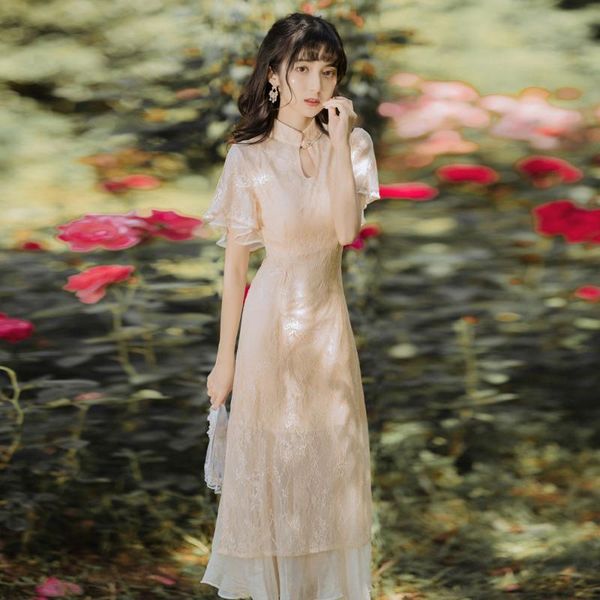 ethnic clothing women lace chinese prom dress hollow out mandarin collar cheongsam elegant butterfly sleeve qipao slim vestidos de fest, Red
ethnic clothing women lace chinese prom dress hollow out mandarin collar cheongsam elegant butterfly sleeve qipao slim vestidos de fest, Red