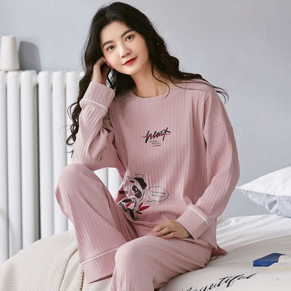 pajamas women's cotton spring and long sleeve cute korean set summer winter student loose leisure home furnishing autumn, Black;red
pajamas women's cotton spring and long sleeve cute korean set summer winter student loose leisure home furnishing autumn, Black;red