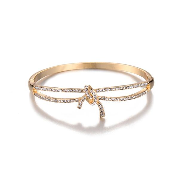 bangle fashion crystal alloy bangles bracelets trendy paved rhinestone bow knot charm jewelry gifts for women silver gold color 2021, Black
bangle fashion crystal alloy bangles bracelets trendy paved rhinestone bow knot charm jewelry gifts for women silver gold color 2021, Black