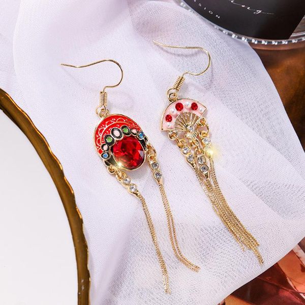 dangle & chandelier ethnic chinese peking opera charms earrings for women personality asymmetrical rhinestone pearls long tassel, Silver
dangle & chandelier ethnic chinese peking opera charms earrings for women personality asymmetrical rhinestone pearls long tassel, Silver