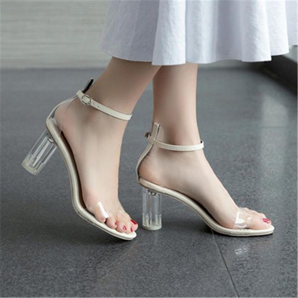 2021 pvc sandals fashion women heeled peep toe 7cm perspex heel high heels sandals lady nightclub shoes black yellow beige 34-39
2021 pvc sandals fashion women heeled peep toe 7cm perspex heel high heels sandals lady nightclub shoes black yellow beige 34-39