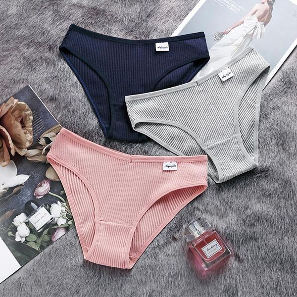 women's panties cotton briefs female underwear ladies lingerie comfort simple ribbed solid mid-waist underpants, Black;pink
women's panties cotton briefs female underwear ladies lingerie comfort simple ribbed solid mid-waist underpants, Black;pink