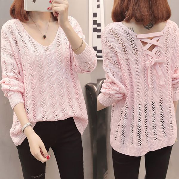 new fashion hollow out criss cross v neck thin pullover summer fall 2021 long sleeve knit women oversized sweaters jumper c137 v6an, White;black
new fashion hollow out criss cross v neck thin pullover summer fall 2021 long sleeve knit women oversized sweaters jumper c137 v6an, White;black