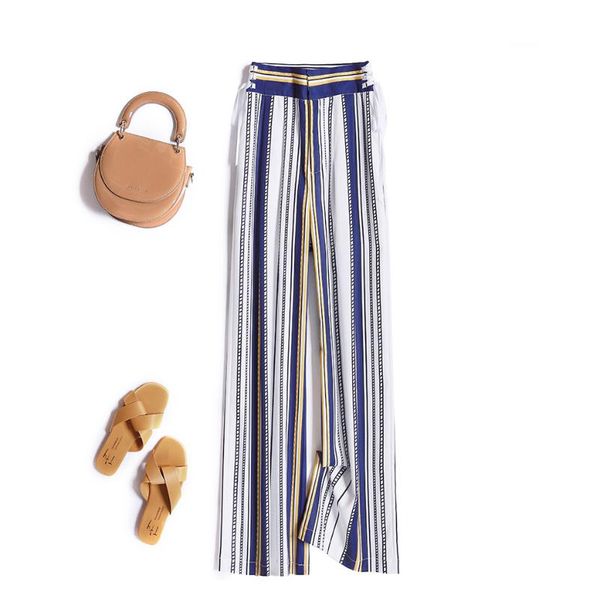 women's pants & capris striped chiffon wide-leg summer thin straight-leg high-waist loose-fitting beach ice silk casual, Black;white
women's pants & capris striped chiffon wide-leg summer thin straight-leg high-waist loose-fitting beach ice silk casual, Black;white