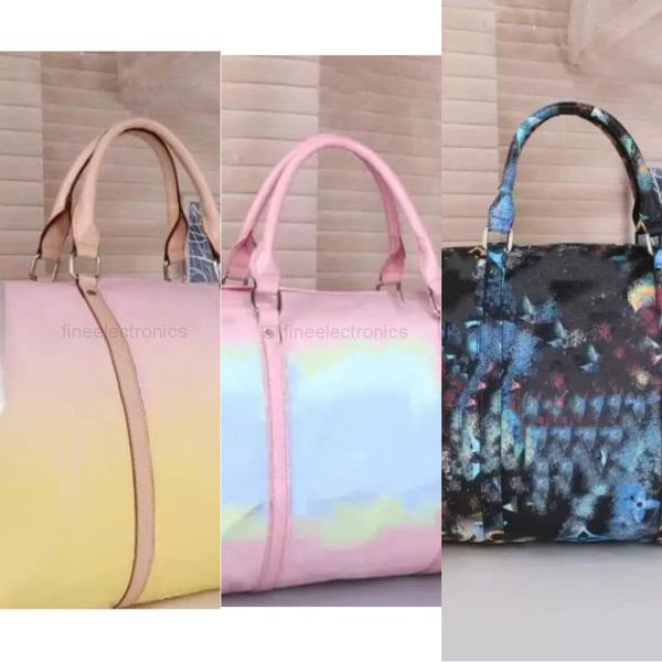 flower 50cm duffel bags gradient color fashion big men women travel bag duffle leather luggage handbags large capacity sport
flower 50cm duffel bags gradient color fashion big men women travel bag duffle leather luggage handbags large capacity sport