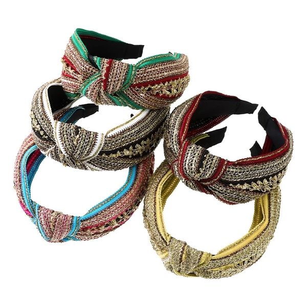 wide weave headband knot hair hoop for women simple polyester fabric girls folk-custom hairband accessories, Silver
wide weave headband knot hair hoop for women simple polyester fabric girls folk-custom hairband accessories, Silver