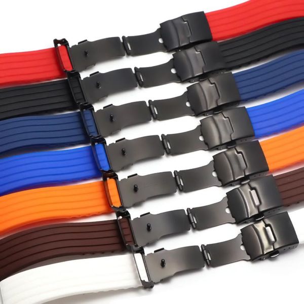 watch bands silicone rubber link bracelet wrist strap light soft for gear s3 huawei 16mm 18mm 20mmwatch 22mm 24mm universal band, Black;brown
watch bands silicone rubber link bracelet wrist strap light soft for gear s3 huawei 16mm 18mm 20mmwatch 22mm 24mm universal band, Black;brown