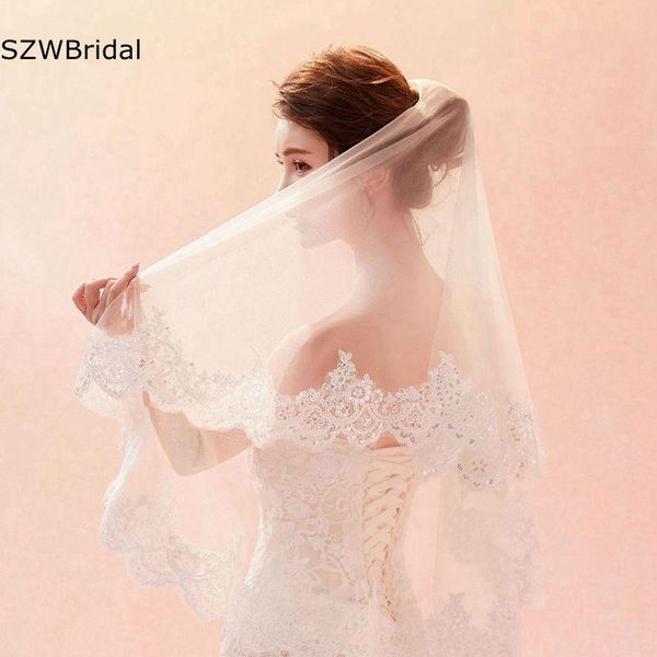 bridal veils arrival lace applique ivory wedding veil 2021 velos de novia boda accessories bride vail matrimonio dentelle mariage, Black
bridal veils arrival lace applique ivory wedding veil 2021 velos de novia boda accessories bride vail matrimonio dentelle mariage, Black