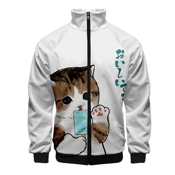 men's jackets animal cute cat eat ice 3d stand collar sweatshirts fashion men women zipper jacket long sleeve sweatshirt clothes, Black;brown
men's jackets animal cute cat eat ice 3d stand collar sweatshirts fashion men women zipper jacket long sleeve sweatshirt clothes, Black;brown