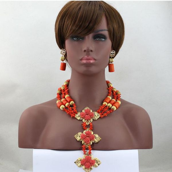 earrings & necklace romantic real coral beads jewelry set natural nigerian wedding african cj724, Silver
earrings & necklace romantic real coral beads jewelry set natural nigerian wedding african cj724, Silver