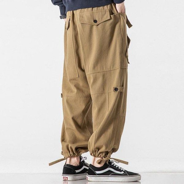 men's pants 2021 men spring oversized cargo male streetwear jogging sweatpants elastic waist casual trousers large size w563, Black
men's pants 2021 men spring oversized cargo male streetwear jogging sweatpants elastic waist casual trousers large size w563, Black