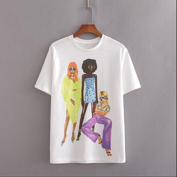 new fashion t shirt women morden beauty print aesthetic trendy graphic t shirt women short sleeve round neck t shirts, White
new fashion t shirt women morden beauty print aesthetic trendy graphic t shirt women short sleeve round neck t shirts, White