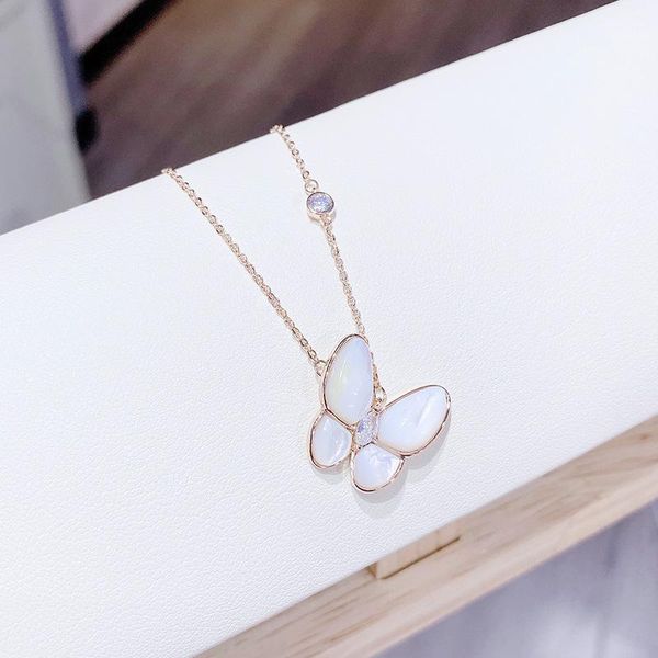 chains fashion fritillary butterfly necklace woman female japan and south korea zircon clavicle chain, Silver
chains fashion fritillary butterfly necklace woman female japan and south korea zircon clavicle chain, Silver