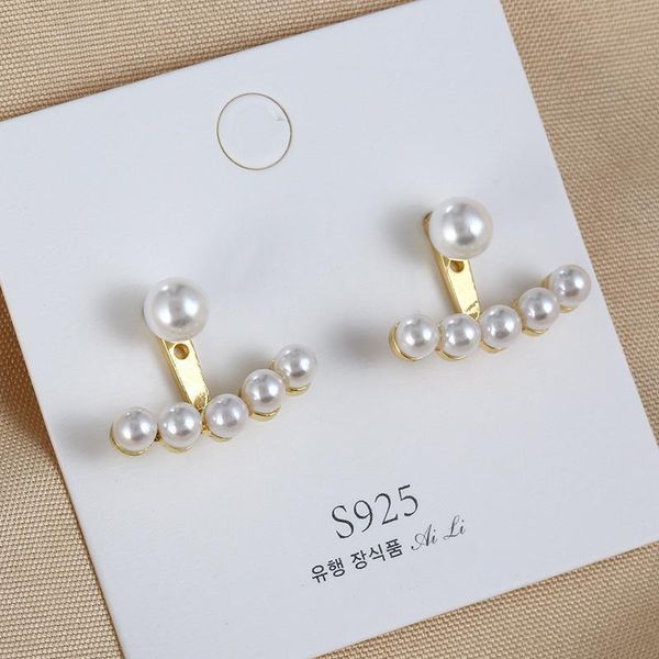 hoop & huggie 2021 trend korean women's pearl earrings simple and stylish banquet birthday gift jewelry wholesale, Golden;silver
hoop & huggie 2021 trend korean women's pearl earrings simple and stylish banquet birthday gift jewelry wholesale, Golden;silver