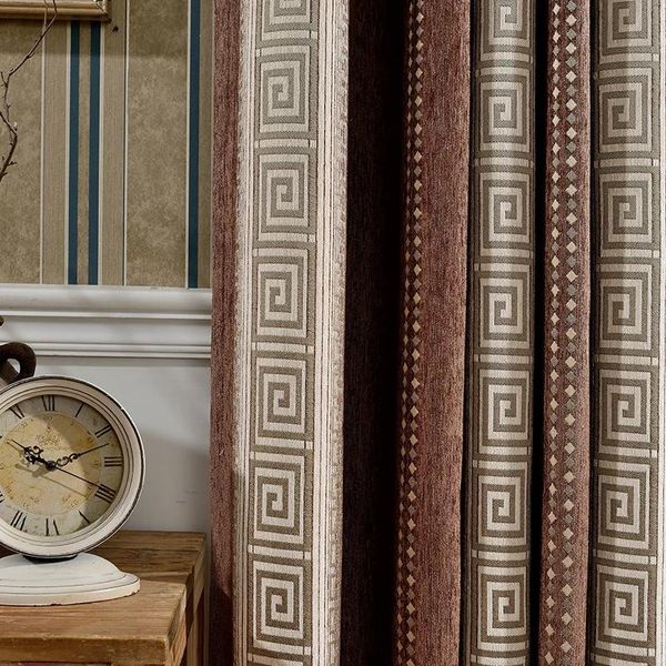 luxury geometric thick blackout curtains for living room bedroom chinese brown blue chenille stripes villa window drapes ad675fh
luxury geometric thick blackout curtains for living room bedroom chinese brown blue chenille stripes villa window drapes ad675fh