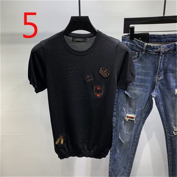 men's 2021 summer new blue t-shirt mercerized cotton half-sleeved embroidery tide brand plus size short sleeve enwq, White;black
men's 2021 summer new blue t-shirt mercerized cotton half-sleeved embroidery tide brand plus size short sleeve enwq, White;black