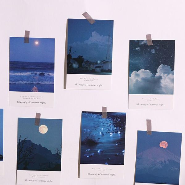 wall stickers collage kit 30pcs 14x10cm mountains and rivers moonlight beauty postcard sky landscape ocean art decoration card
wall stickers collage kit 30pcs 14x10cm mountains and rivers moonlight beauty postcard sky landscape ocean art decoration card