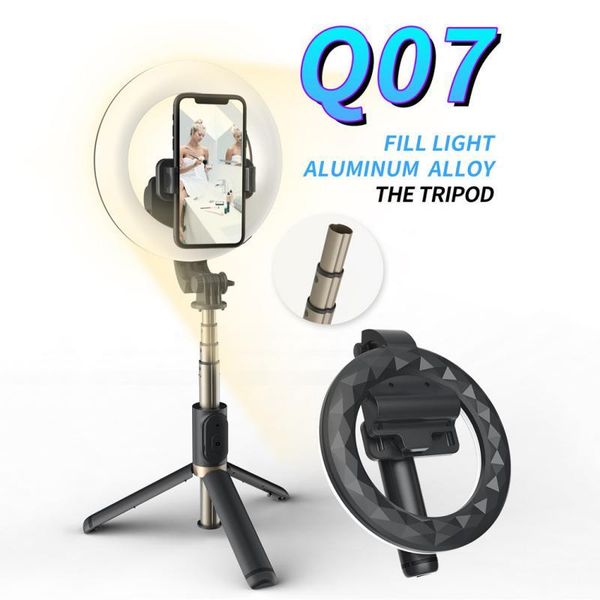 selfie monopods q07 6 inch ring light stick with tripod stand 3 modes 9 brightness level adjustable and fill for live streaming
selfie monopods q07 6 inch ring light stick with tripod stand 3 modes 9 brightness level adjustable and fill for live streaming