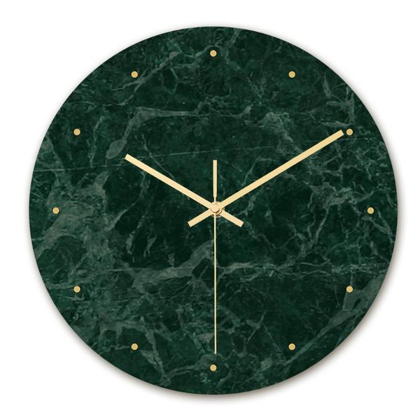 marble green nordic wall clock living room novelty vintage clock minimalist art round wall wanduhr home decor by50gz
marble green nordic wall clock living room novelty vintage clock minimalist art round wall wanduhr home decor by50gz