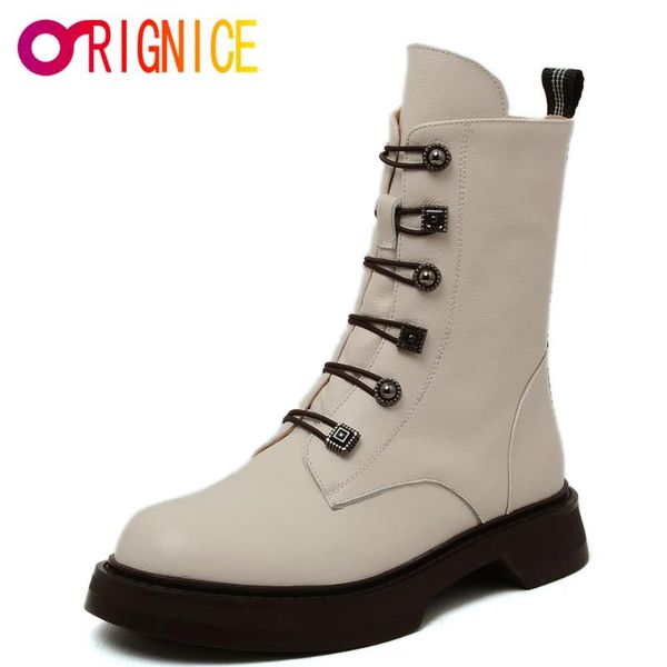 boots orignice women ankle leisure comfortable genuine leather black zipper lace up round toe handmade shoes
boots orignice women ankle leisure comfortable genuine leather black zipper lace up round toe handmade shoes