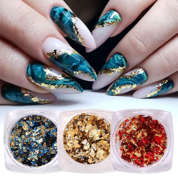 nail glitter aluminum foil sequins for nails gold silver irregular flakes mirror chrome powder manicure winter decorations, Silver;gold
nail glitter aluminum foil sequins for nails gold silver irregular flakes mirror chrome powder manicure winter decorations, Silver;gold