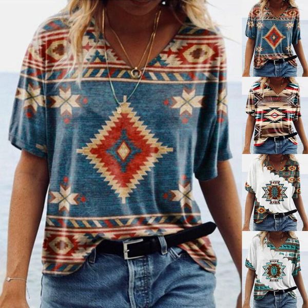 women's blouses & shirts womens loose casual summer short sleeve v neck vintage texture print blouse female printed lady pullover shir, White
women's blouses & shirts womens loose casual summer short sleeve v neck vintage texture print blouse female printed lady pullover shir, White
