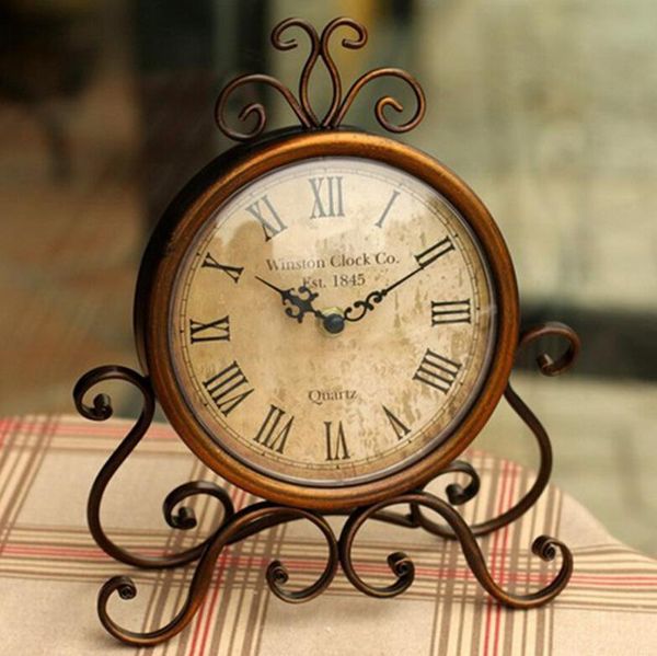 desk & table clocks european style imitation retro iron and watches ancient silent seats metal decoration
desk & table clocks european style imitation retro iron and watches ancient silent seats metal decoration