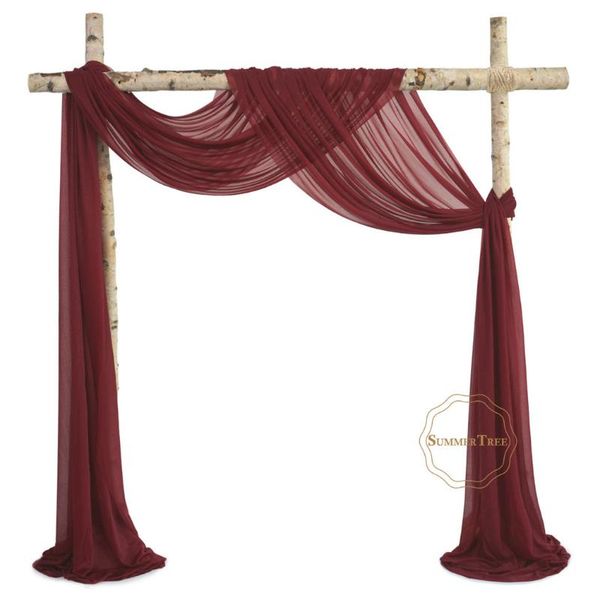 curtain & drapes wedding arch drapping fabric 29" wide 6.5 yards sheer chiffon backdrop drapery ceremony reception swag
curtain & drapes wedding arch drapping fabric 29" wide 6.5 yards sheer chiffon backdrop drapery ceremony reception swag