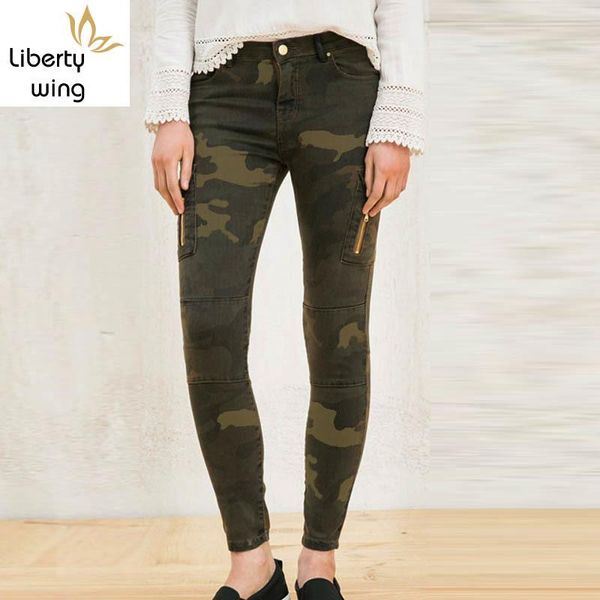 women's jeans high street women joggers camouflage leggings pockets casual streetwear elastic skinny pencil pants denim trousers female, Blue
women's jeans high street women joggers camouflage leggings pockets casual streetwear elastic skinny pencil pants denim trousers female, Blue