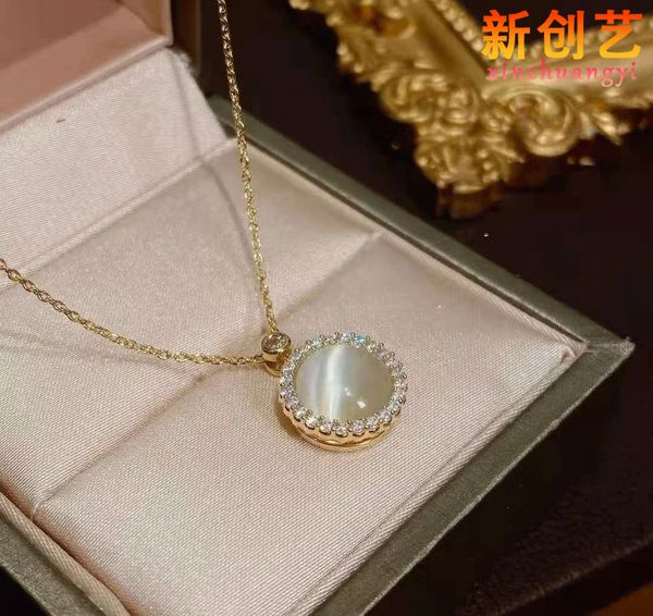 necklac creation vibrato tiktok necklace, female collarbone chain, cat eye moonlight shi ke rotation necklace pendant, Silver
necklac creation vibrato tiktok necklace, female collarbone chain, cat eye moonlight shi ke rotation necklace pendant, Silver