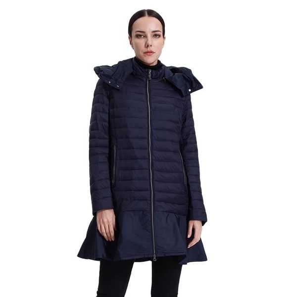 women's down & parkas fashion women cotton jacket windproof parka thin long coat office lady quilted plus size smooth quality clothes 1, Black
women's down & parkas fashion women cotton jacket windproof parka thin long coat office lady quilted plus size smooth quality clothes 1, Black