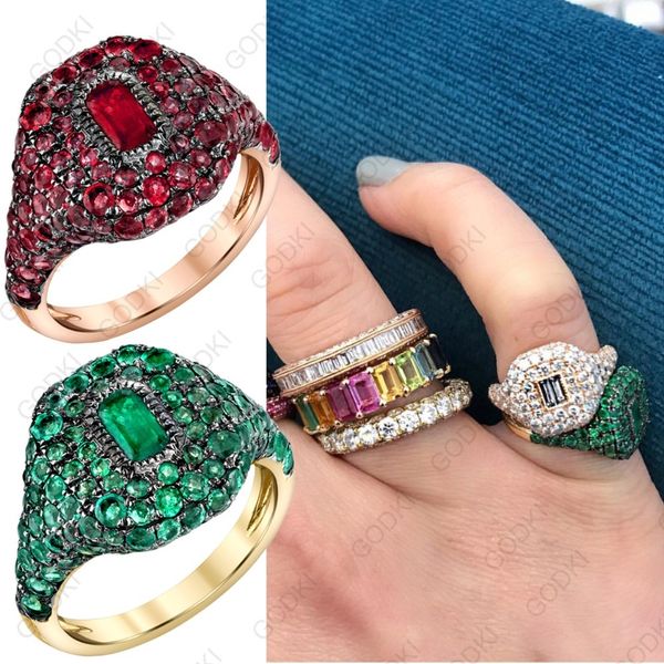 godki spring collection luxury stackable chic rings for women wedding cubic zircon engagement dubai bridal statement finger ring, Slivery;golden
godki spring collection luxury stackable chic rings for women wedding cubic zircon engagement dubai bridal statement finger ring, Slivery;golden