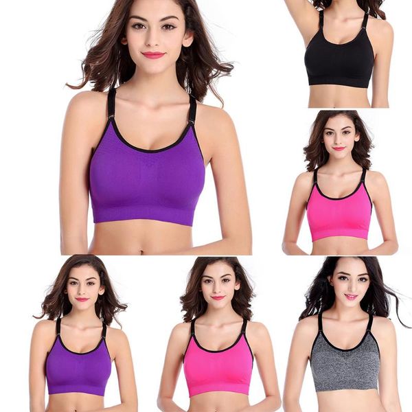 underwear woman no steel ring bra beauty back sports bra summer gym yoga running tube outdoor jogging workout sport top, White;black
underwear woman no steel ring bra beauty back sports bra summer gym yoga running tube outdoor jogging workout sport top, White;black