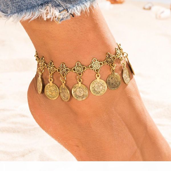 kisswife silver color bohemian metal tassel anklet luxury charm coin ankle bracelet for women jewelry summer style, Red;blue
kisswife silver color bohemian metal tassel anklet luxury charm coin ankle bracelet for women jewelry summer style, Red;blue