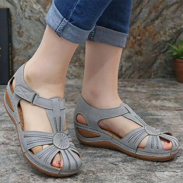 women sandals 2021 summer soft bottom wedges shoes platform heels gladiator sandalias mujer zapatos plus size 35-43, Black
women sandals 2021 summer soft bottom wedges shoes platform heels gladiator sandalias mujer zapatos plus size 35-43, Black