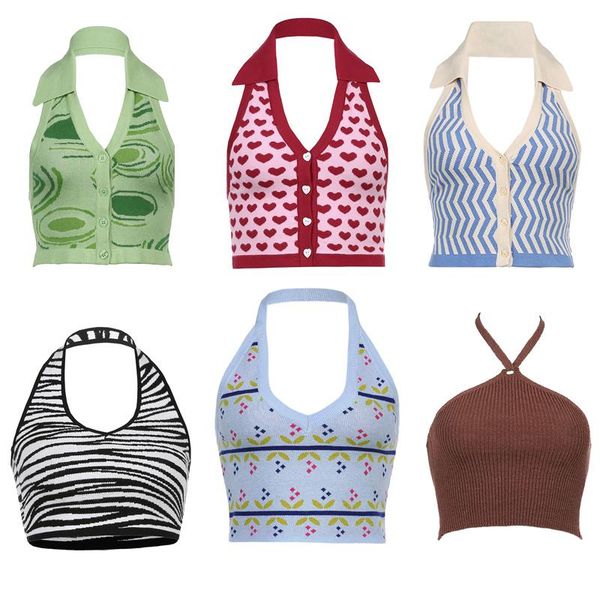women's tanks & camis y2k paisley halter knitted vest for women bal slim fit tank 90s aesthetic vintage streetwear e-girl cropped, White
women's tanks & camis y2k paisley halter knitted vest for women bal slim fit tank 90s aesthetic vintage streetwear e-girl cropped, White