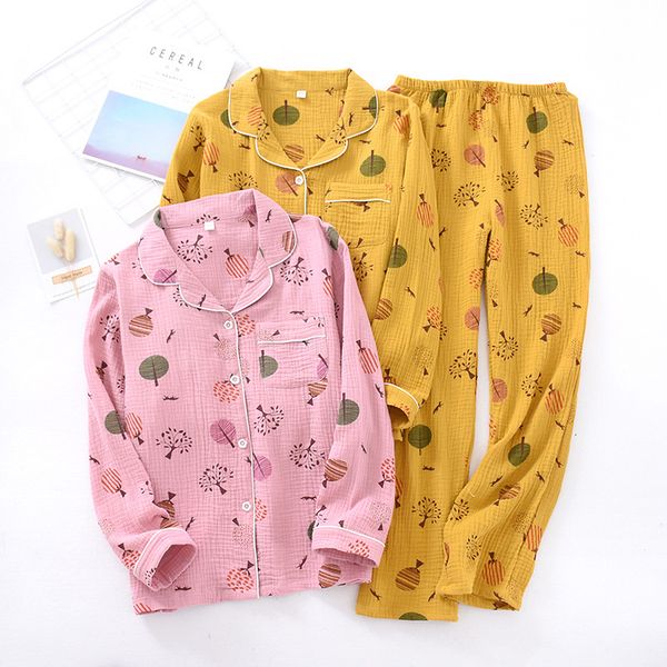 2021 new japanese spring and autumn ladies cotton long-sleeved trousers pajamas plus size home service set women kawaii pajama q6i6, Black;brown
2021 new japanese spring and autumn ladies cotton long-sleeved trousers pajamas plus size home service set women kawaii pajama q6i6, Black;brown