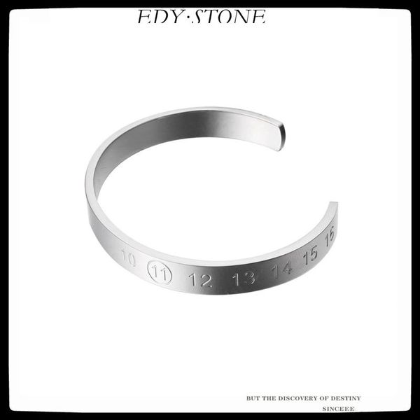 bangle edy 21ss punk trend temperament titanium steel metal number opening bracelet for couples men women girls party jewelry gift, Black
bangle edy 21ss punk trend temperament titanium steel metal number opening bracelet for couples men women girls party jewelry gift, Black