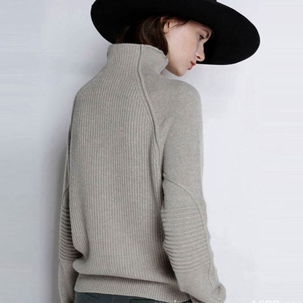 2021 new women turtleneck thick warm pullover autumn winter cashmere sweater elegant solid loose knitted wool jumpers 2d4l, White;black
2021 new women turtleneck thick warm pullover autumn winter cashmere sweater elegant solid loose knitted wool jumpers 2d4l, White;black