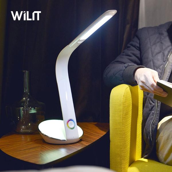 wilit led reachargeable reading lamp touch dimming flexible adjustable night light with rgb light
wilit led reachargeable reading lamp touch dimming flexible adjustable night light with rgb light