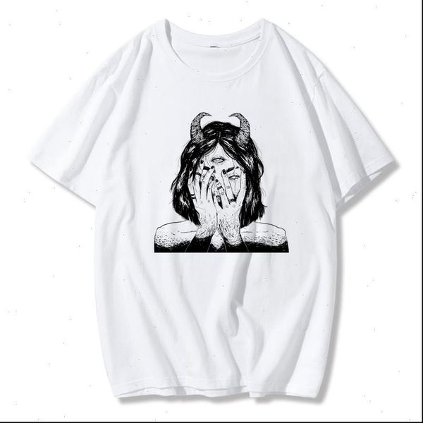 the angels protect me the demons respect me printed womens t shirt summer womens harajuku graphic t shirt, White
the angels protect me the demons respect me printed womens t shirt summer womens harajuku graphic t shirt, White