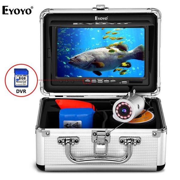 fish finder eyoyo wf01 7" fishing camera video lcd monitor hd 1000tvl 12pcs ir led dvr+8gb 30m cable for ice lake boat
fish finder eyoyo wf01 7" fishing camera video lcd monitor hd 1000tvl 12pcs ir led dvr+8gb 30m cable for ice lake boat