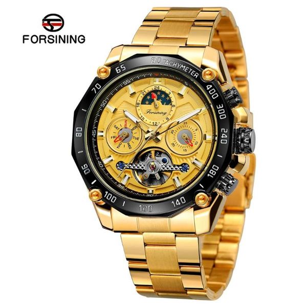 wristwatches forsining luxury water resistant stainless steel automatic mechanical wristwatch male multifunction tourbillon man watch, Slivery;brown
wristwatches forsining luxury water resistant stainless steel automatic mechanical wristwatch male multifunction tourbillon man watch, Slivery;brown