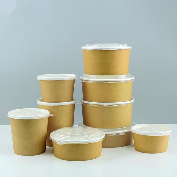 disposable cups & straws 25pcs net red kraft paper takeaway packaging box round fruits salad soup food container bowl with plastic lid party
disposable cups & straws 25pcs net red kraft paper takeaway packaging box round fruits salad soup food container bowl with plastic lid party