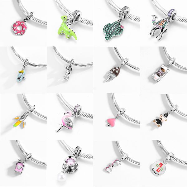 authentic 925 sterling silver crystal zircon pendants bead fit original bracelets designer charms for bracelets fine jewelry q0531, Black
authentic 925 sterling silver crystal zircon pendants bead fit original bracelets designer charms for bracelets fine jewelry q0531, Black