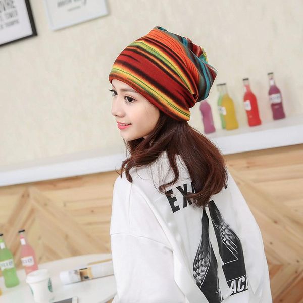 beanies autumn winter women's casual colorful striped scarf work out accessories fashion turban warm headdress hat
beanies autumn winter women's casual colorful striped scarf work out accessories fashion turban warm headdress hat