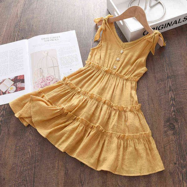 menoea girl casual dress summer fashion solid color bow sling cake vestidos for girl korean style children v-neck costumes g1215, Red;yellow
menoea girl casual dress summer fashion solid color bow sling cake vestidos for girl korean style children v-neck costumes g1215, Red;yellow