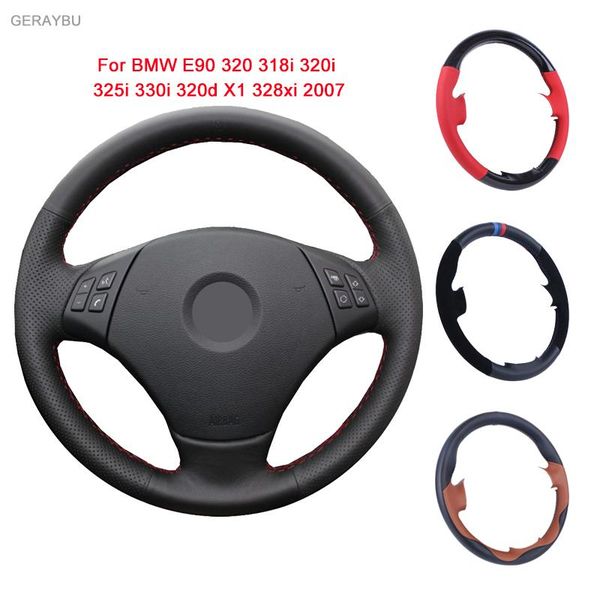 steering wheel covers geraybu custom diy black leather hand-sewn car cover for e90 320 318i 320i 325i 330i 320d x1 328xi 2007
steering wheel covers geraybu custom diy black leather hand-sewn car cover for e90 320 318i 320i 325i 330i 320d x1 328xi 2007